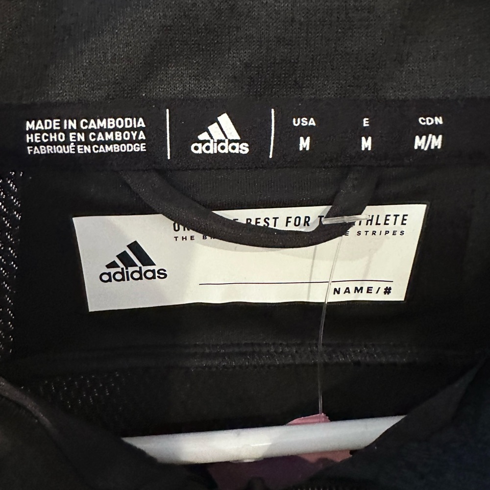 Adidas Men Black Performance Jacket- Medium - image 3